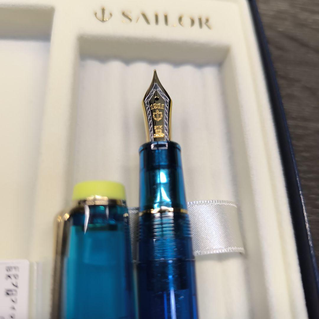 SAILOR 万年筆 カクテルシリーズ クレ・アジュール MF(中細字)