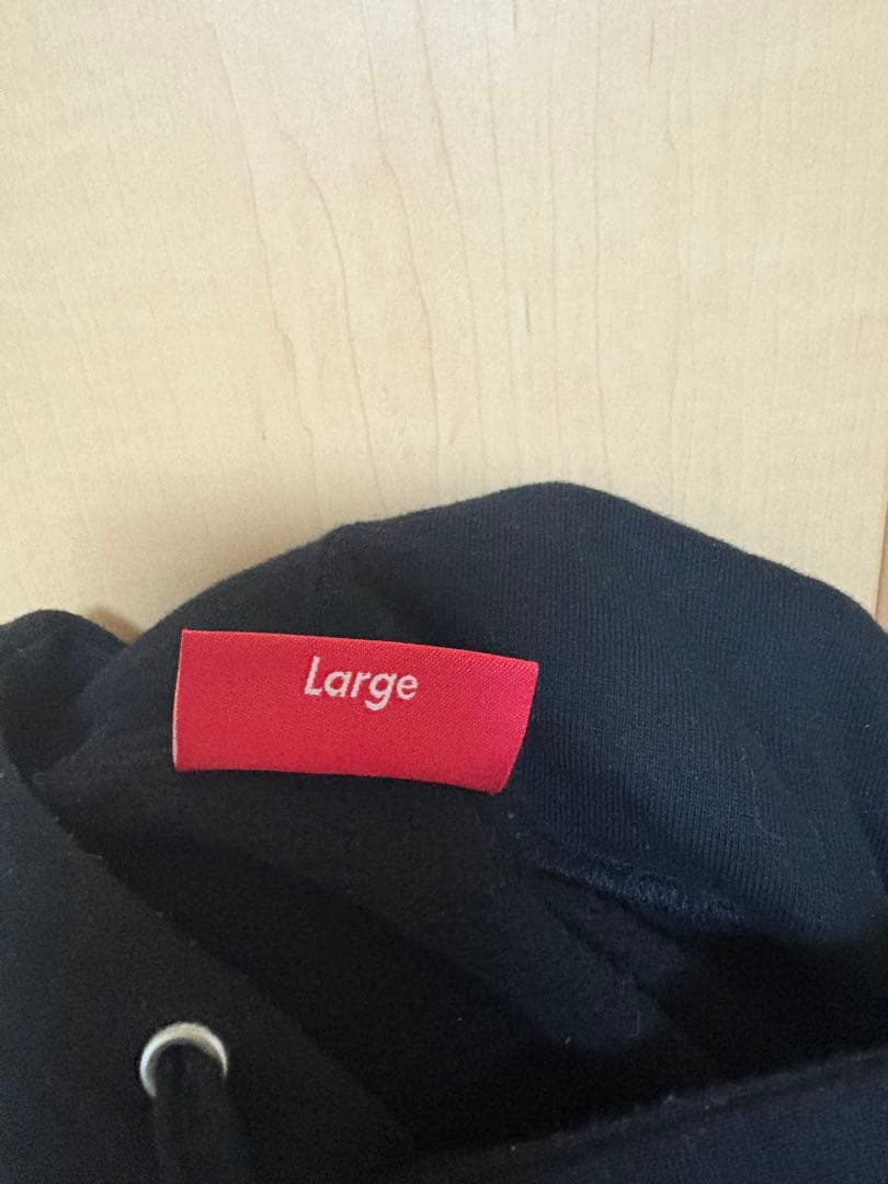 Supreme フード付きスウェット ブラック