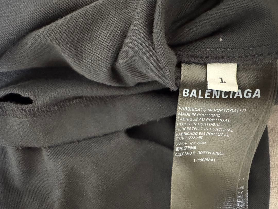 BALENCIAGA PRANET EARTH ダメージ加工 Tシャツ