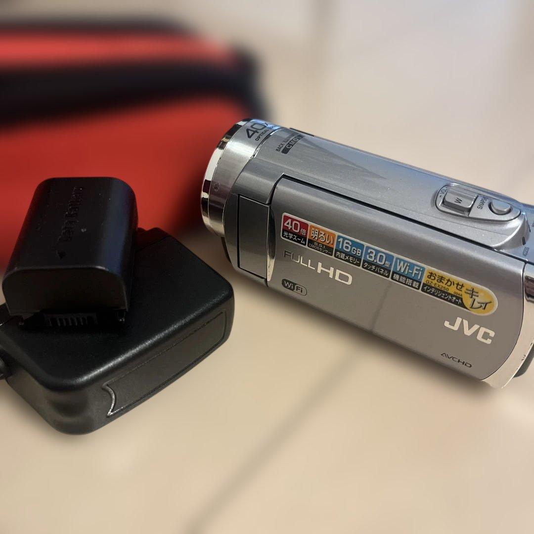 JVC FULL HD ビデオカメラ 40倍光学ズーム