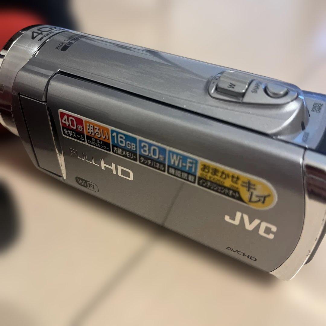 JVC FULL HD ビデオカメラ 40倍光学ズーム
