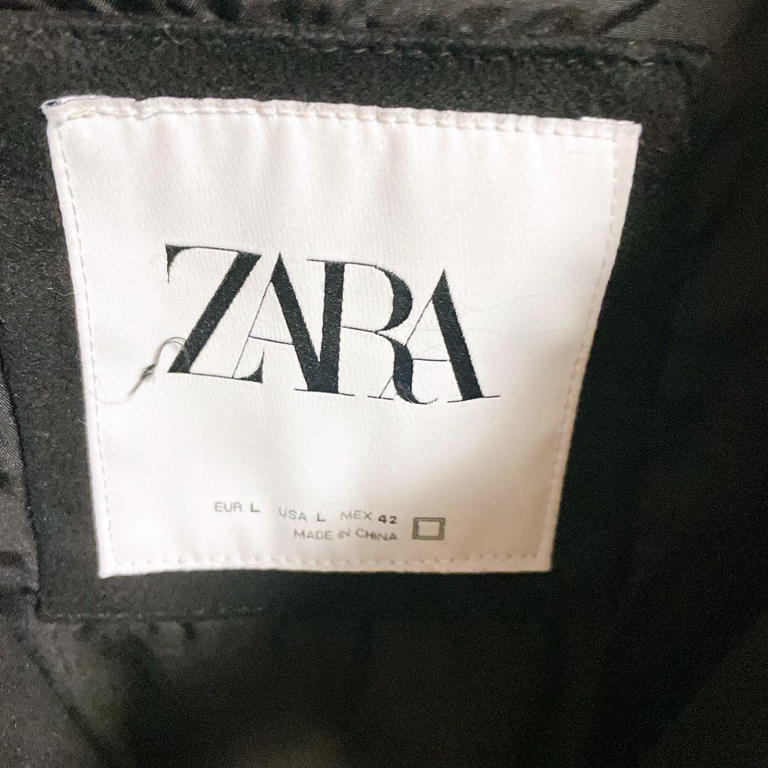 ZARA スエード調　シングルライダースジャケット　ザラ　バイカー　ザラ