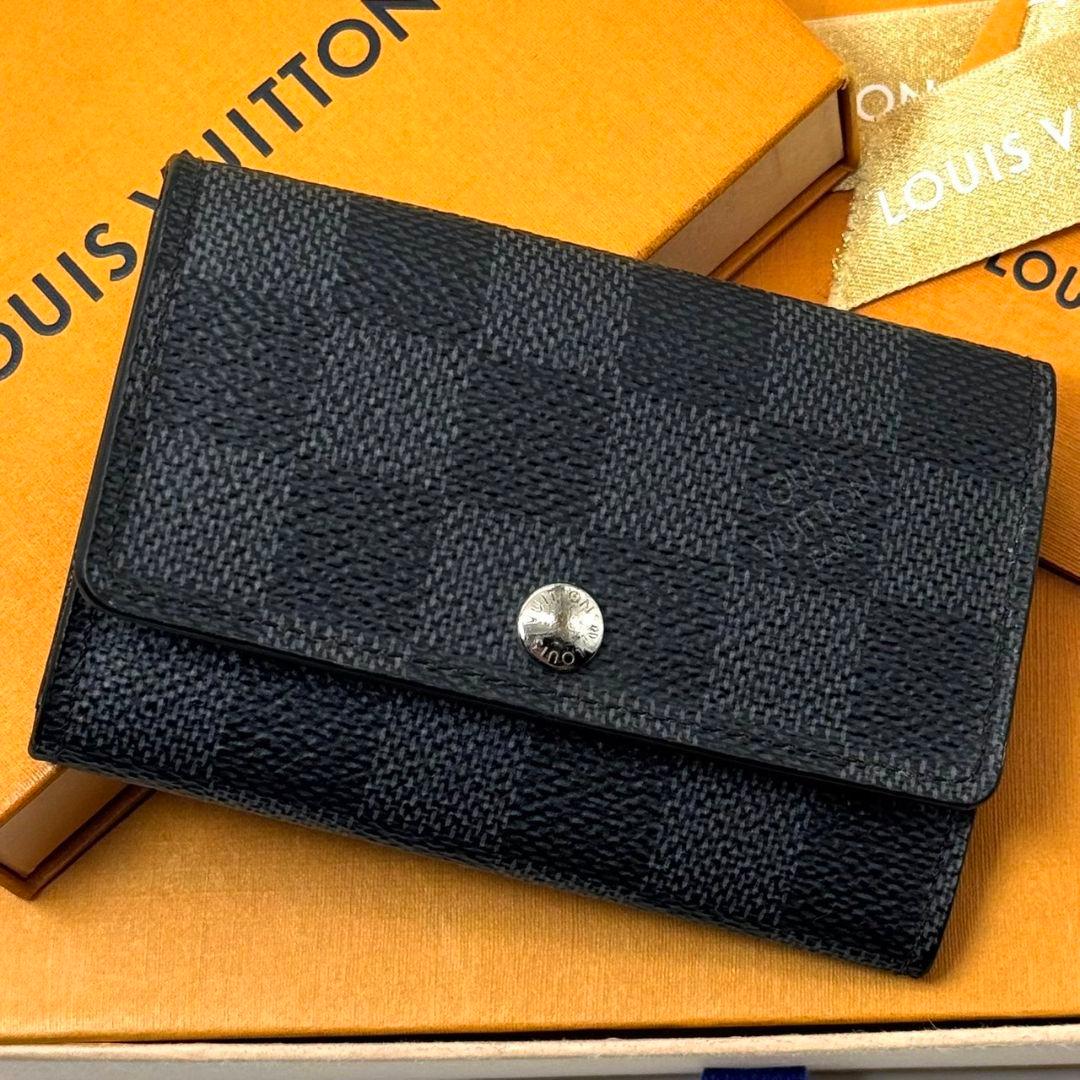 美品 ルイヴィトン ダミエグラフィット ミュルティクレ6 キーケース 6連 鍵