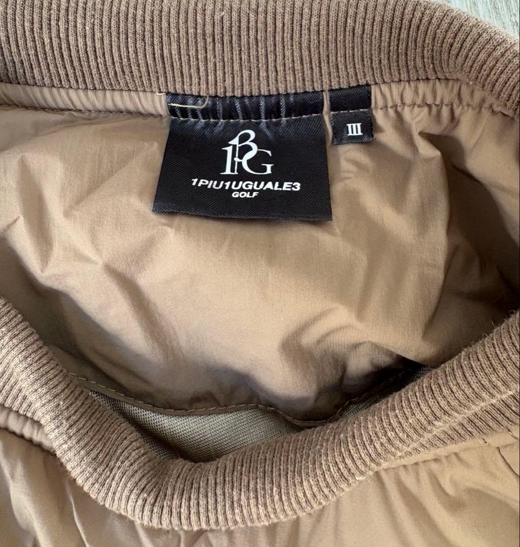 1PIU1UGUALE3 GOLF中綿ジャケット ゴルフ サイズⅢ M 冬