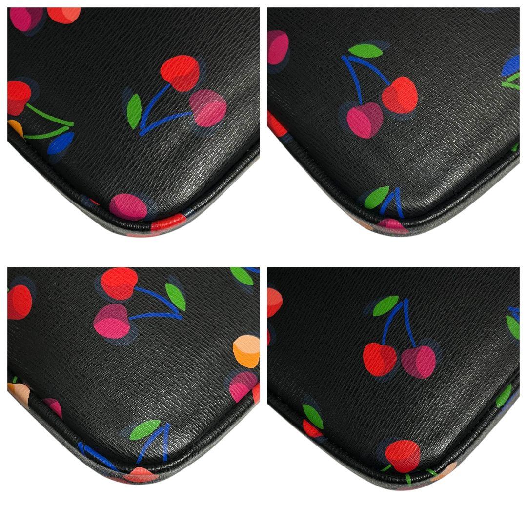 未使用級✨希少　ケイトスペード　PCケース　ラップトップ　PVCレザー　チェリー