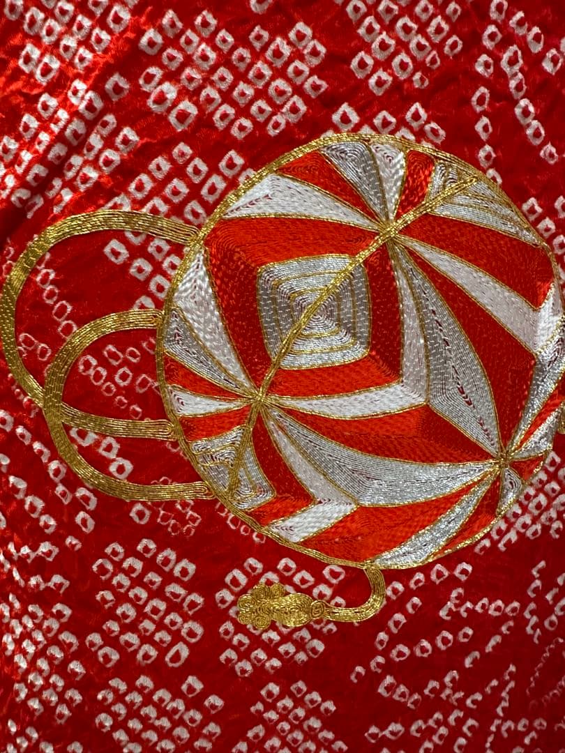 高級　豪華総絞り　鹿子絞り　七五三　着物　フルセット