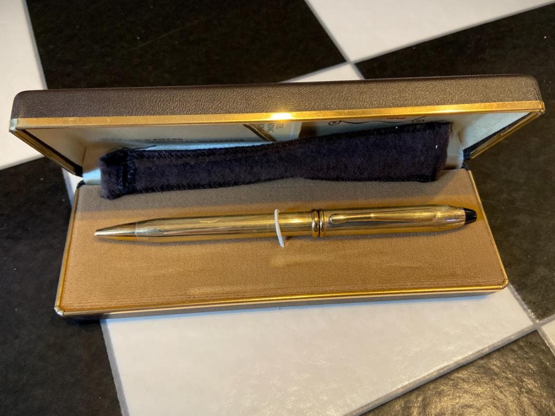 ◇クロス CROSS ボールペン 14KT GOLD 筆記体 ヴィンテージ(3)