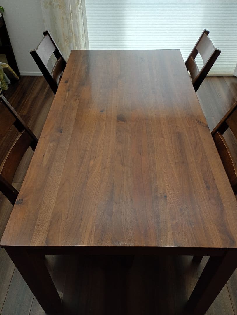 ダイニングセット　ダイニングテーブル　イス4脚　天然木