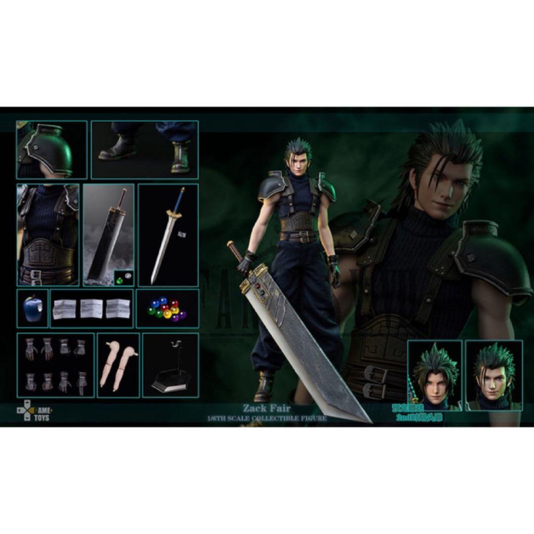 GAMETOYS GTー005 FF7ザックスフィギュア1/6 可動フィギュア