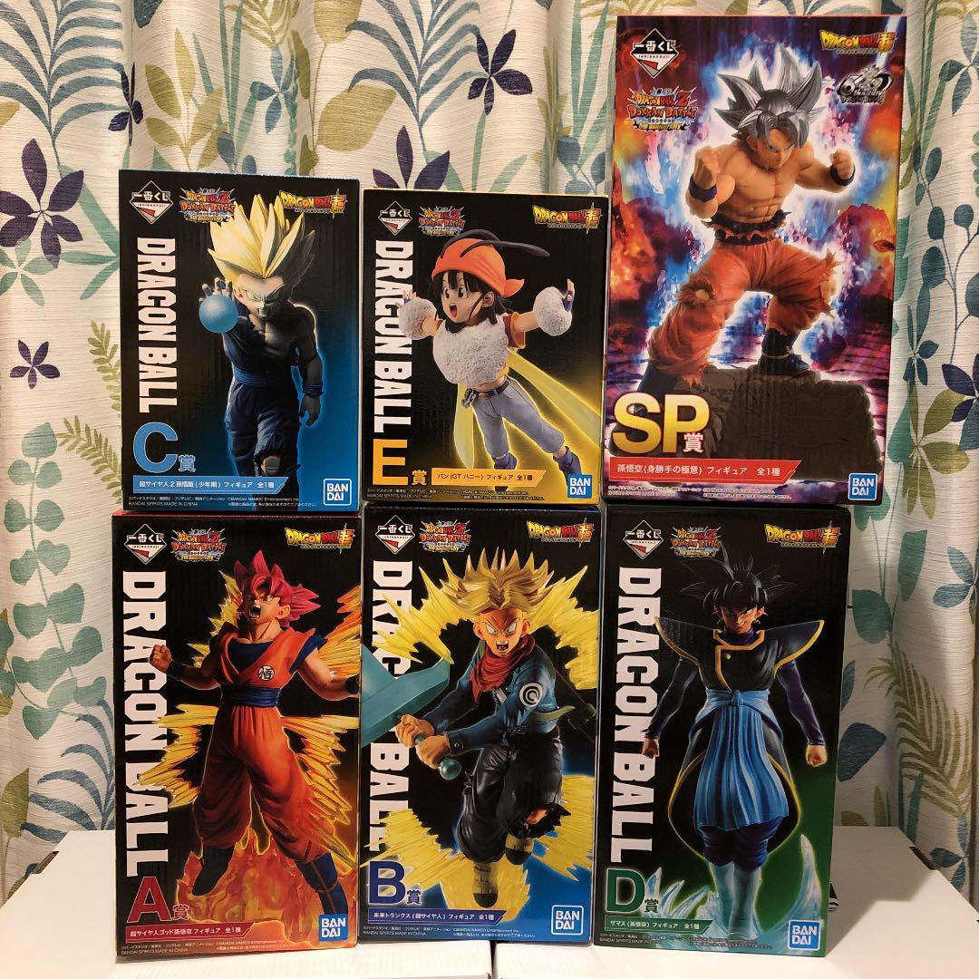 ドラゴンボール　ドッカンバトル　一番くじ　ザマス　パン　孫悟飯　悟空　フィギュア