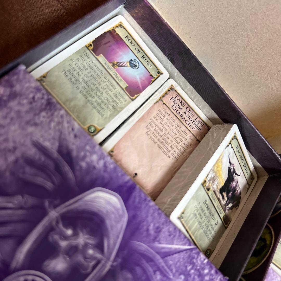 タリスマン　支配の王冠と危険な探索　第４版改定版　拡張死神の影　ボードゲーム