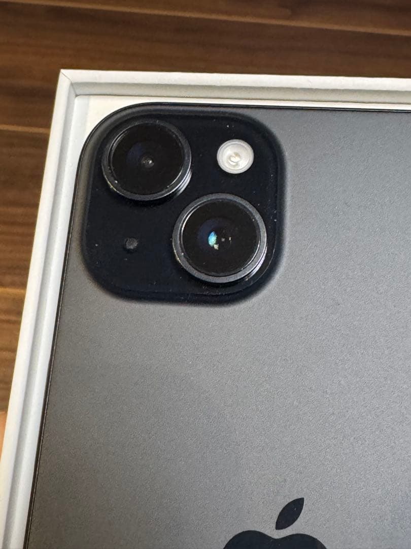 【美品】iPhone 15 ブラック 128GB Apple care+付き