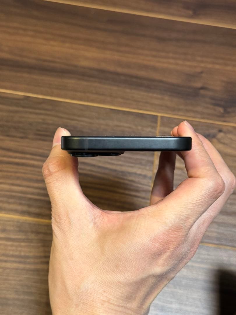 【美品】iPhone 15 ブラック 128GB Apple care+付き