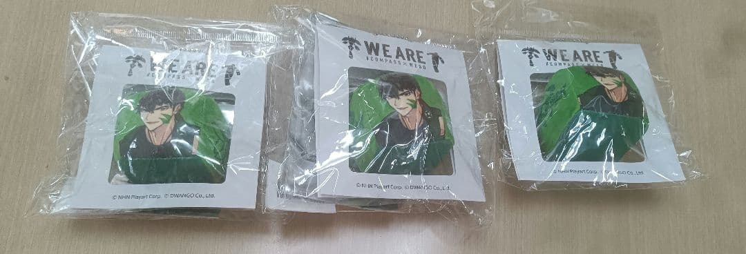 コンパス まとめ売り バラ売り可能 約100点 wego 缶バッジ グッズ