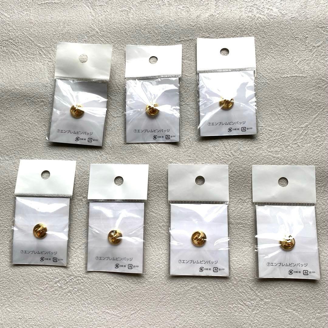 【未使用】　関東地域　 全種7個セット　エンブレムピンバッジ　まとめ　※匿名配送