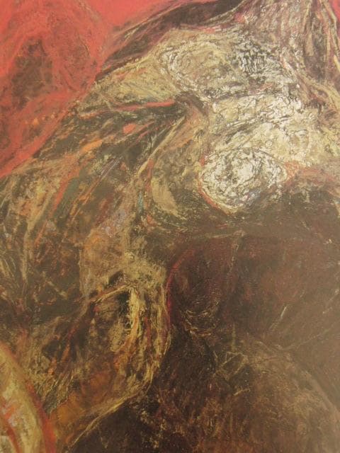 牧野一泉、【淵の肖像】、希少な額装用画集より、新品額装付