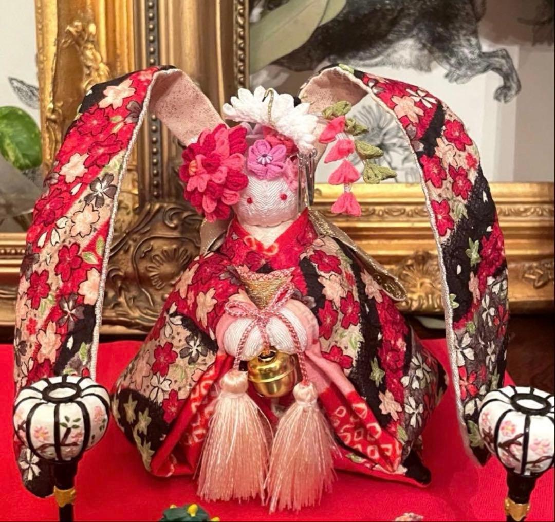 チロルパンになります！ ご連絡用　着物うさぎお姫様人形 王子様うさぎさん