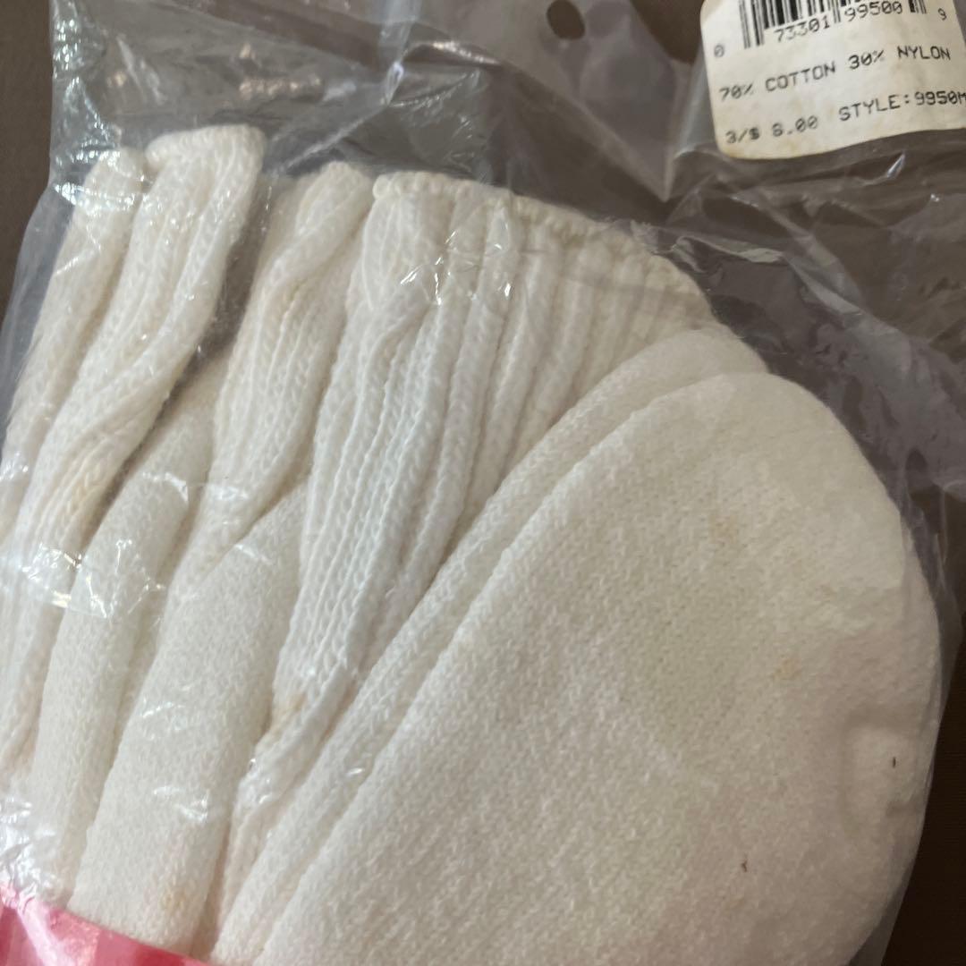 80年代90年代　デッドストック　USA製 ヘインズ　靴下　3足組