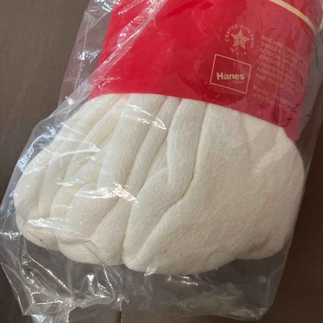 80年代90年代　デッドストック　USA製 ヘインズ　靴下　3足組