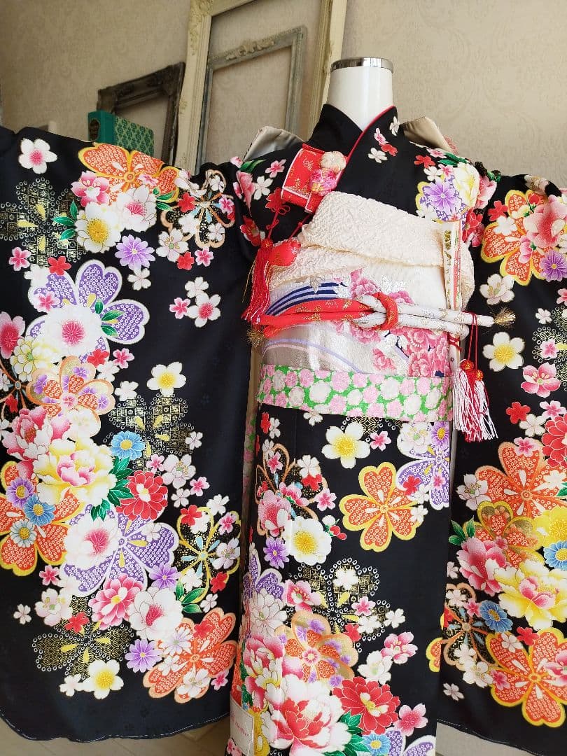 専用です☆ブランドmaomao新品着物フルセット☆七五三７歳さんに