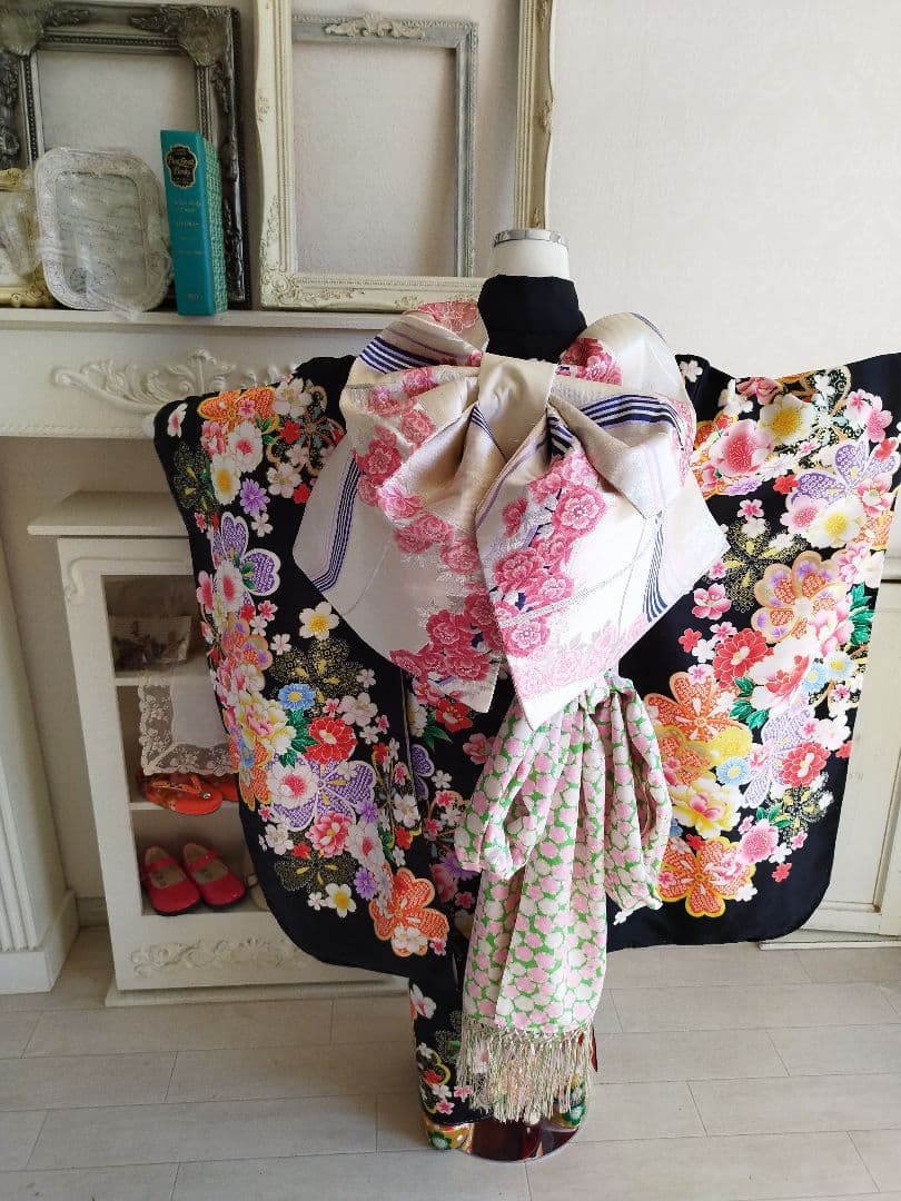 専用です☆ブランドmaomao新品着物フルセット☆七五三７歳さんに