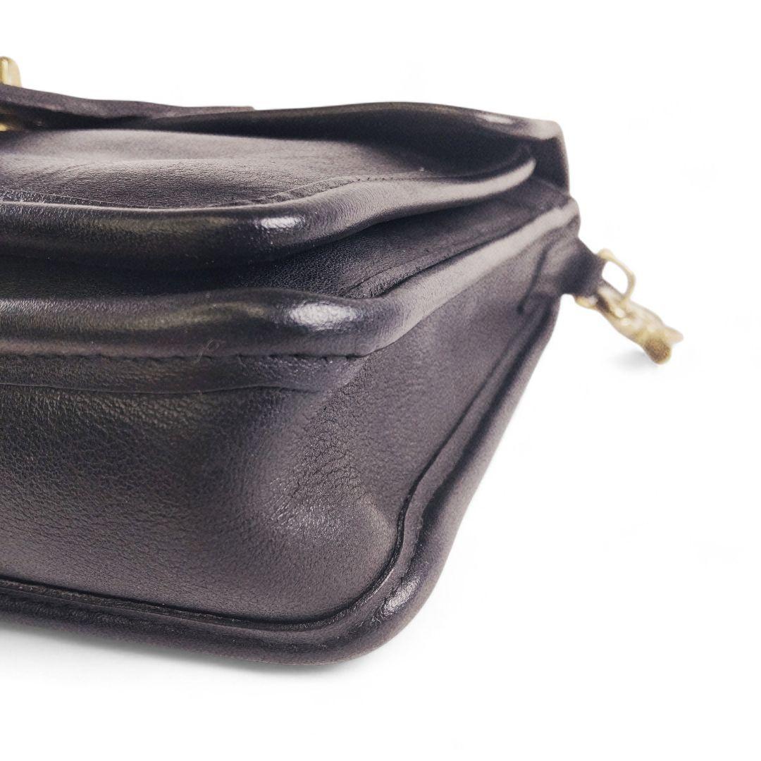 【COACH/オールドコーチ】美品 2way ショルダー バッグ 黒 米国製