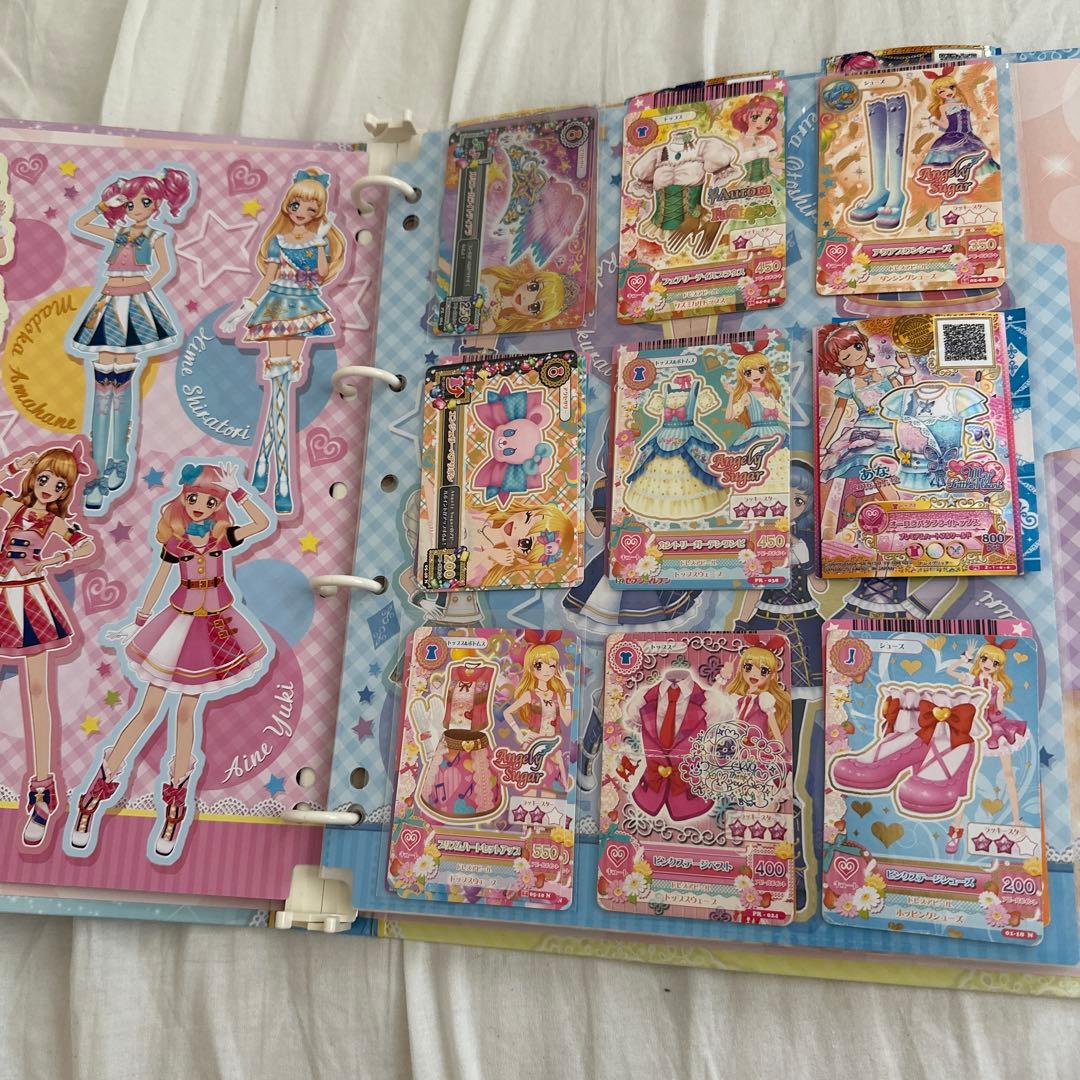 アイカツカード約100枚 バインダー まとめ売り