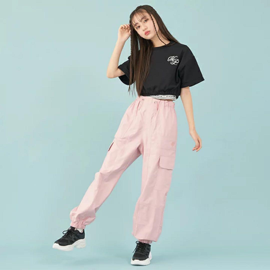 メゾピアノジュニア　吸水速乾　カーゴパンツ　160