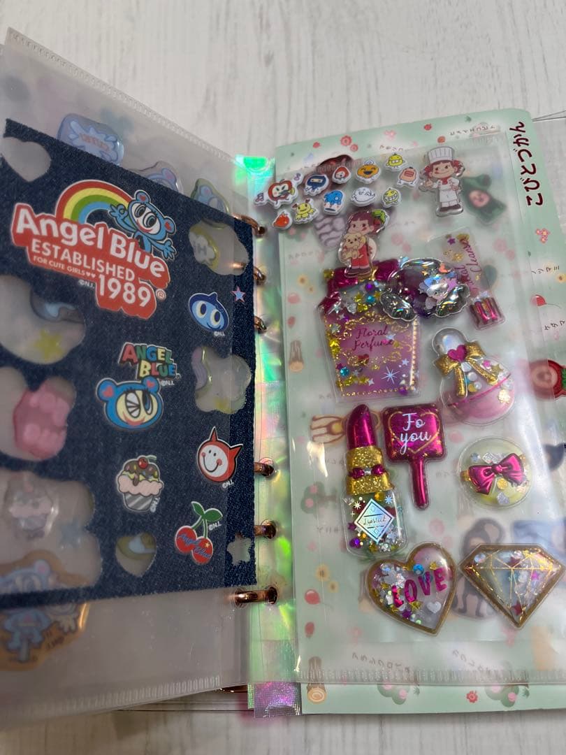 シール帳　完成品　ボンボンドロップシール　ディズニー　サンリオ　平成レトロ