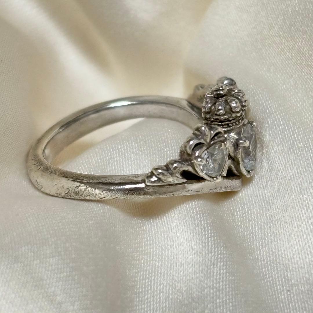 JUSTIN DAVIS ジャスティンデイビス　プリンセスハートリング　指輪