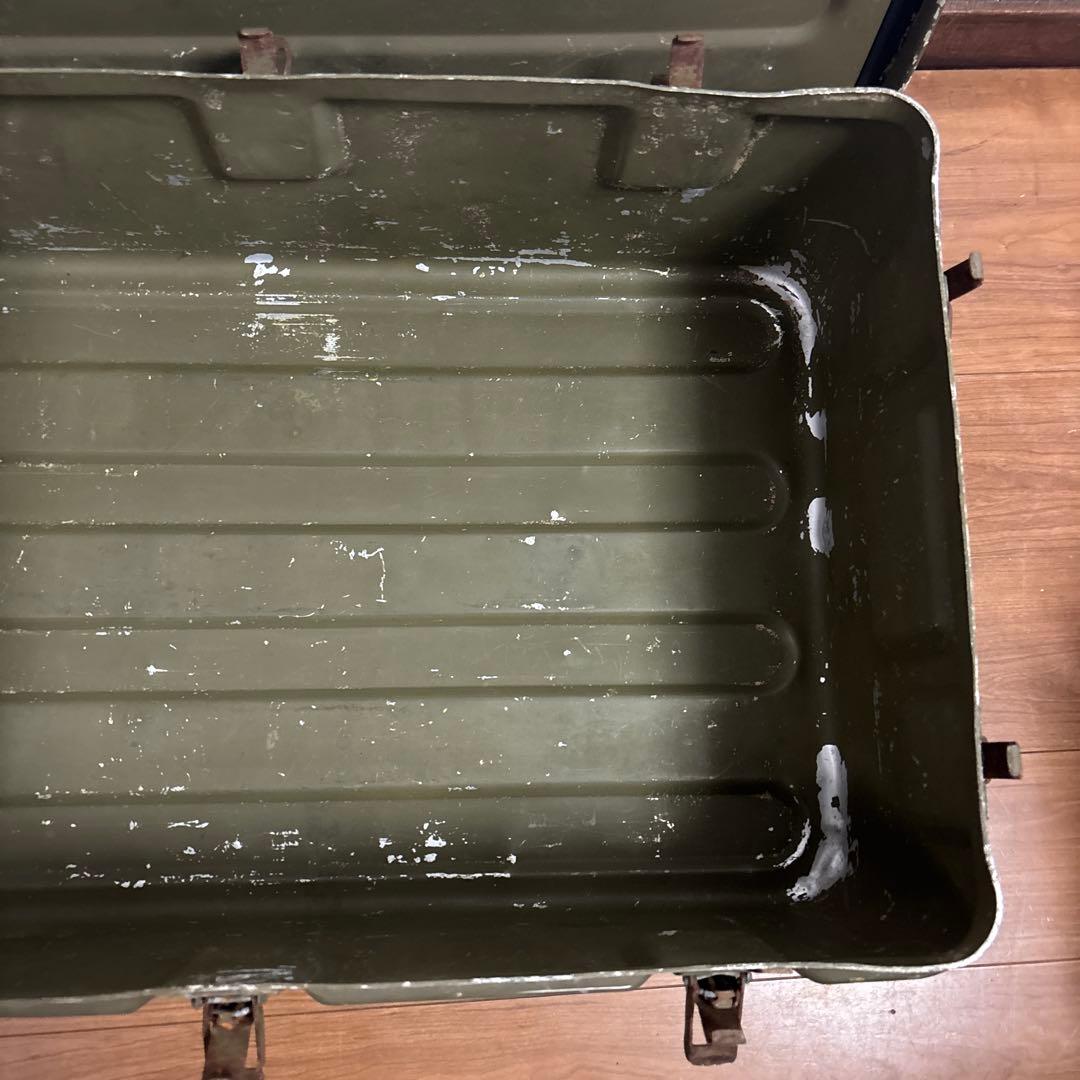 米軍　実物　アルミコンテナ　送料無料