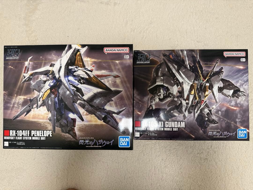 【新品未組立】閃光のハサウェイHGUC 1／144 クスィー ペーネロペーセット