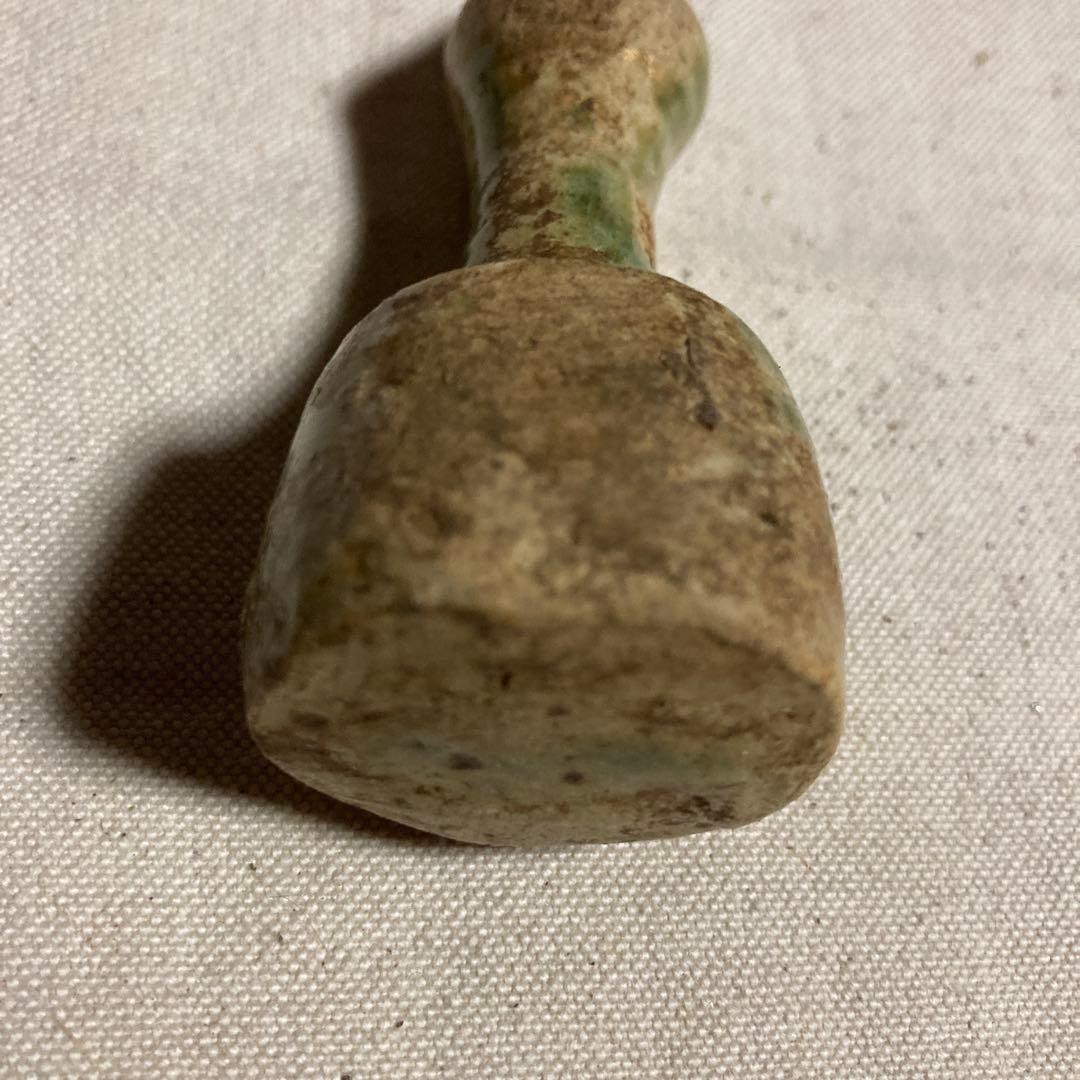 織部焼　煙管　陶器製 茶道具 木箱付き