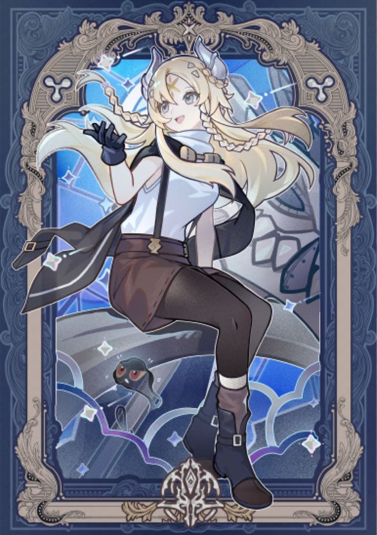 【匿名配送】白の聖女 エレクシア、赫の聖女 カルテシア 60枚入スリーブ