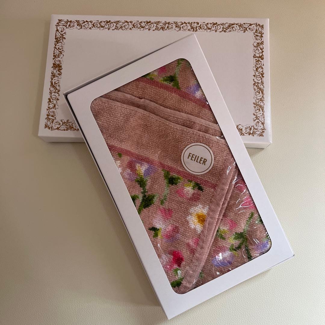 【新品】FEILER フェイラー　スウィートスイートピー　ハンドタオル　80cm