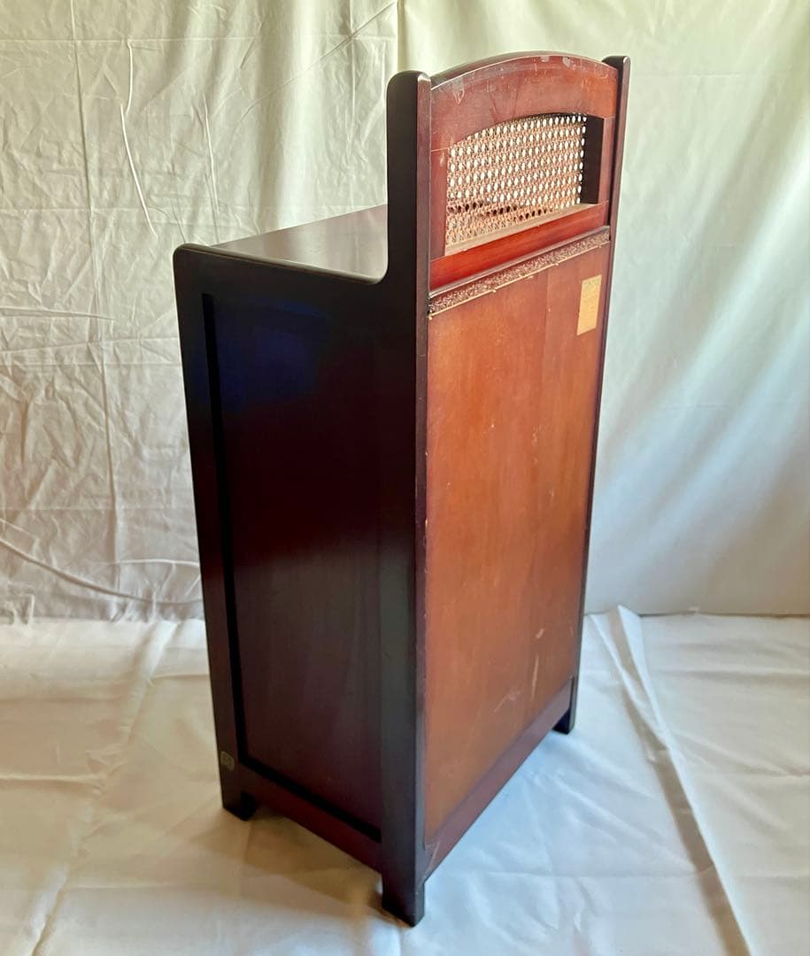 ✅昭和ビンテージ✅昭和の電話台キャビネット/片扉2段