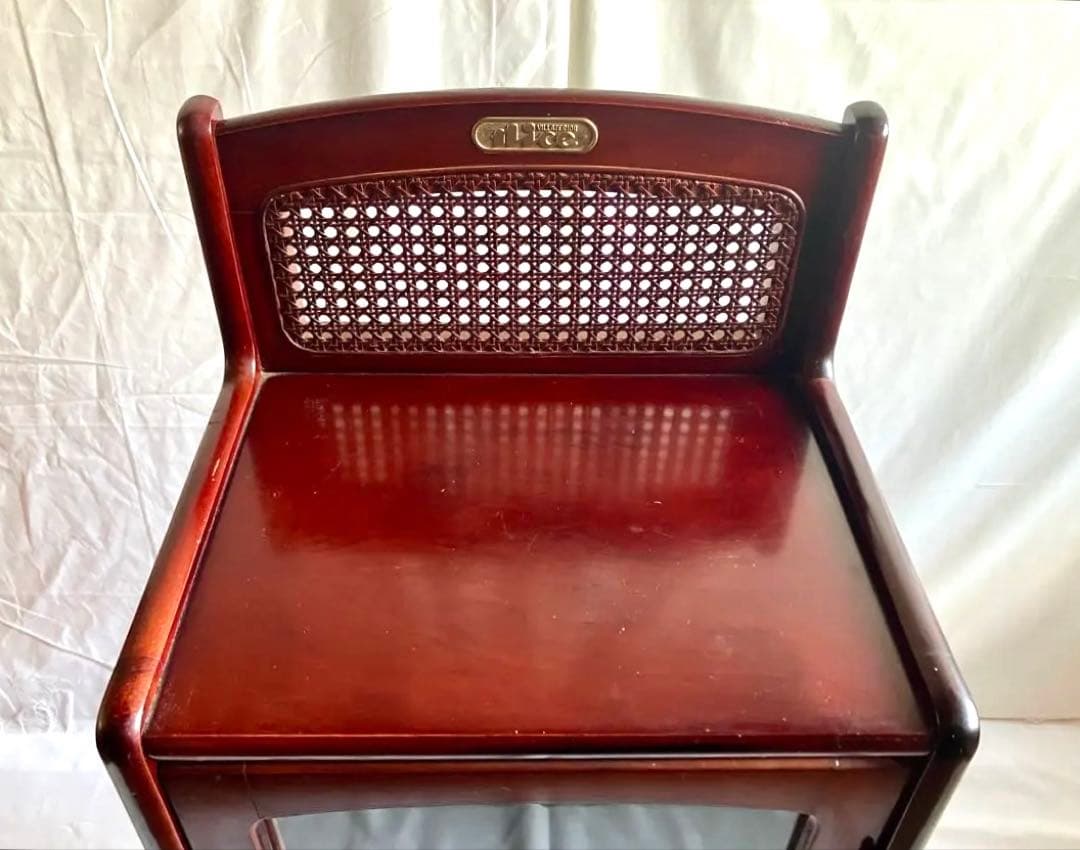 ✅昭和ビンテージ✅昭和の電話台キャビネット/片扉2段