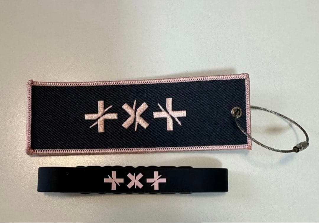 TXT ボムギュ デコリング ラバーバンド&ネームワッペン