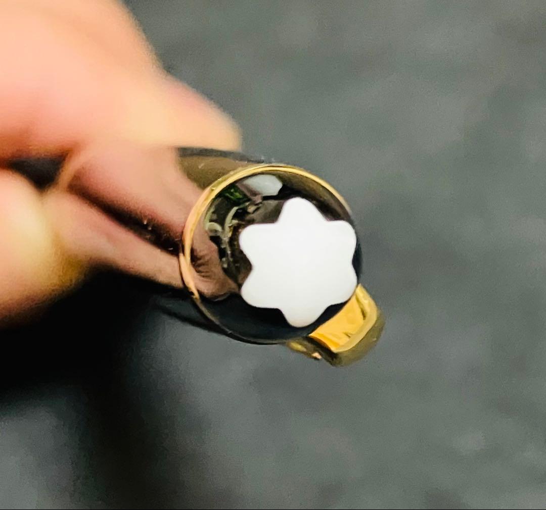 美品 MONTBLANC マイスターシュテュック ゴールドライン　インクなし