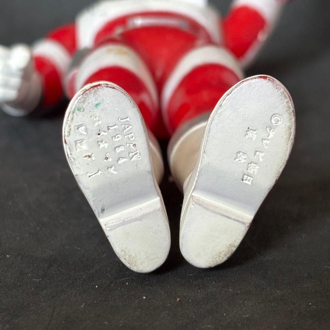 希少 バンダイ 超電子バイオマン バイオレッド 面取れソフビ