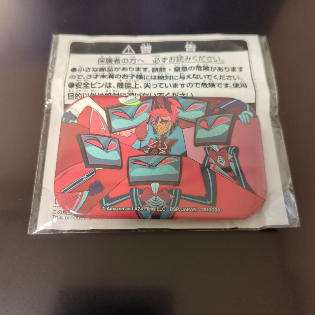 ハズビンホテル スクエア 缶バッチ ヴォックス アラスター