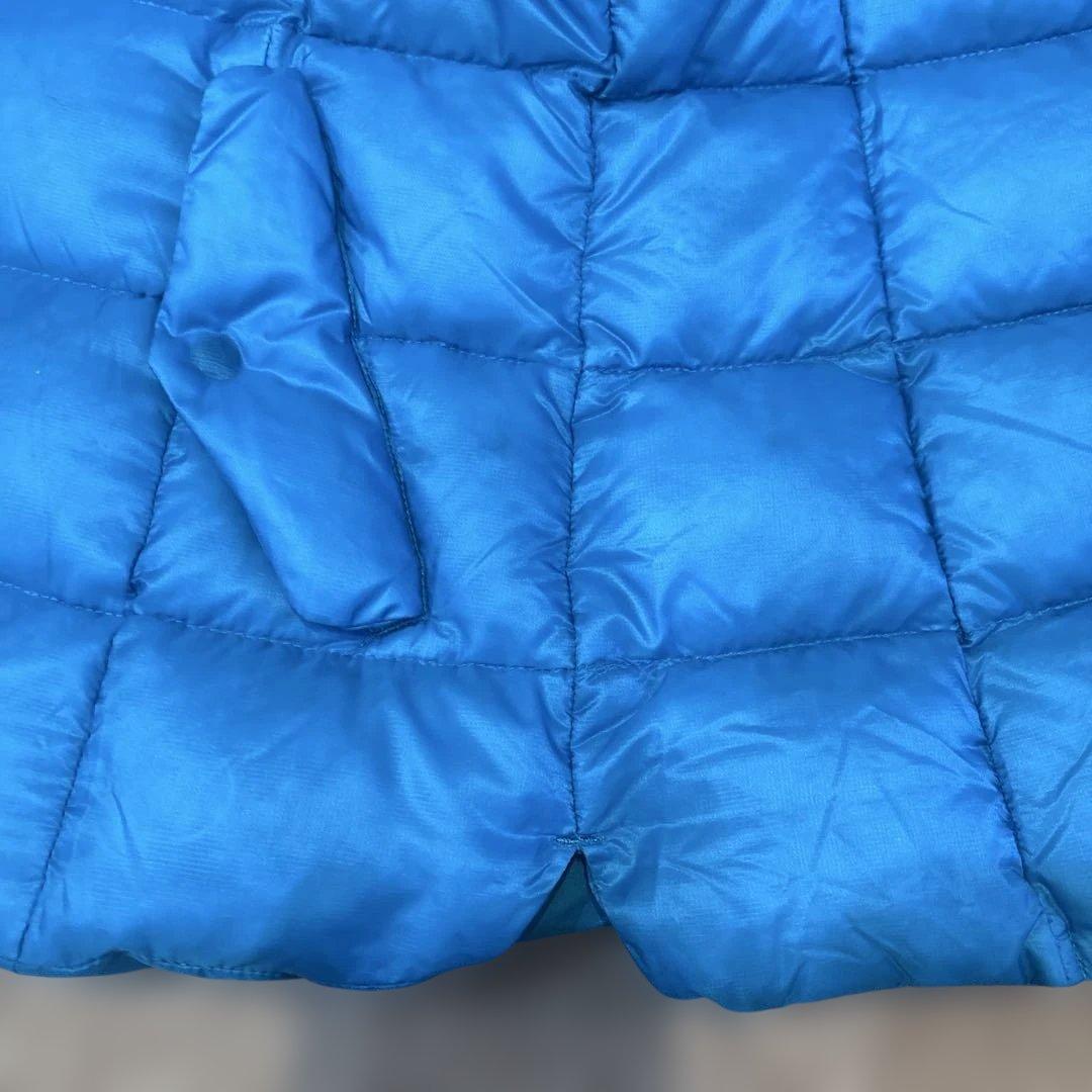 パーリーゲイツPG 青緑色ダウンジャケット　ロゴ入り　袖着脱可　ダウンベスト　M