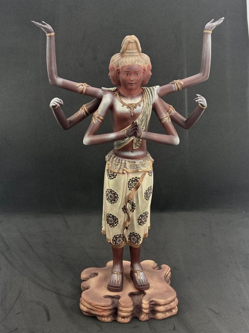 イスム スタンダード 30cm阿修羅 仏像 ポリストーン　美品