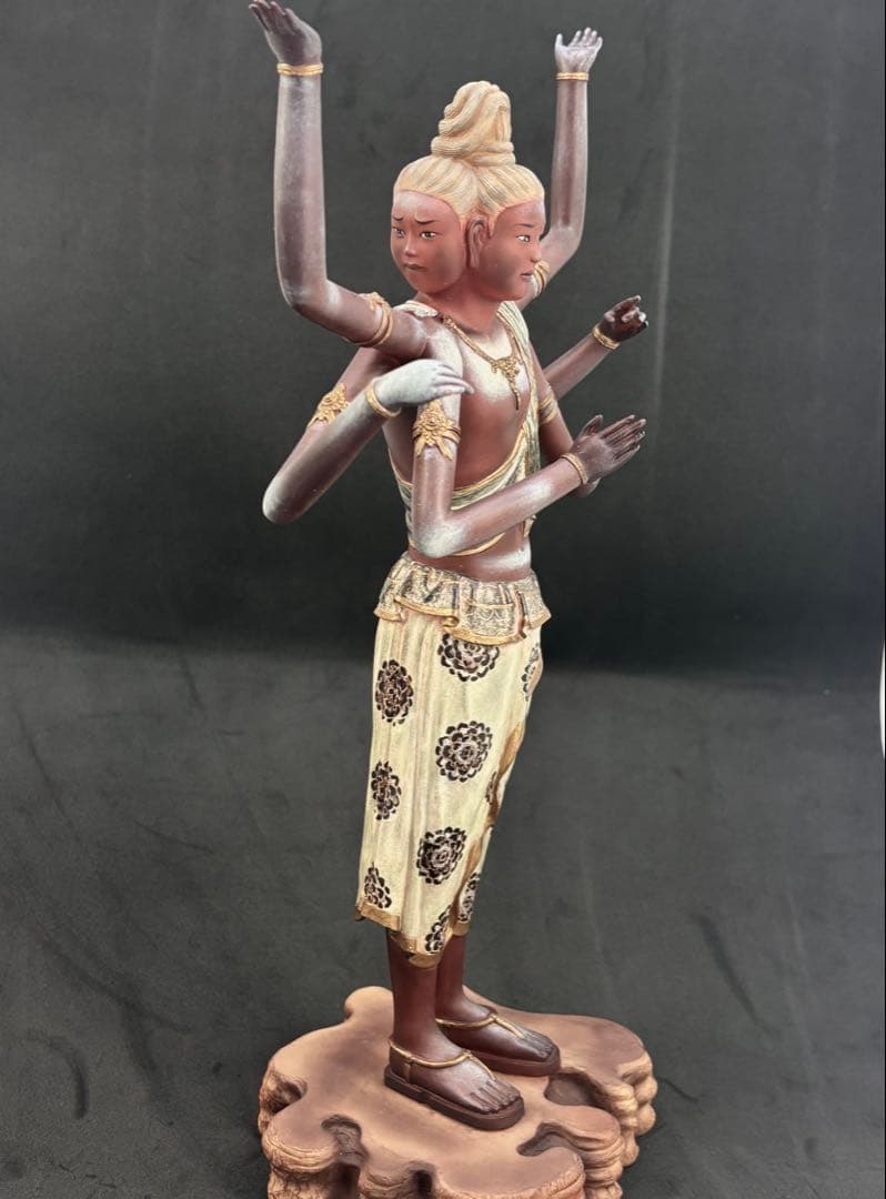 イスム スタンダード 30cm阿修羅 仏像 ポリストーン　美品