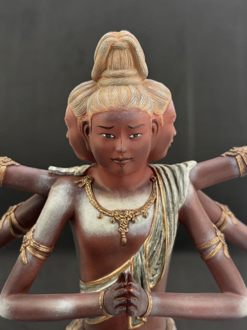 イスム スタンダード 30cm阿修羅 仏像 ポリストーン　美品