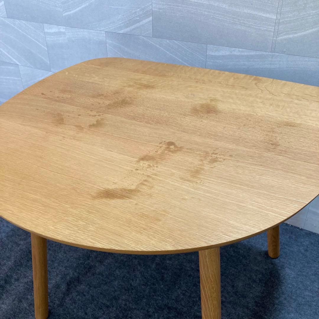 飛騨産業 コブリナ ダイニング テーブル 変形 丸み 天然木 d2671