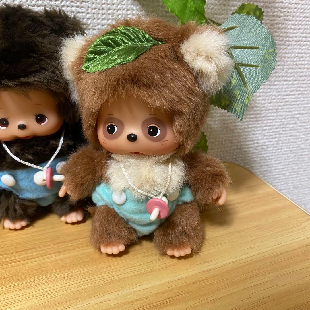 希少 モンチッチベビチッチのお友達イヌタヌキネコクマヒツジのメルウサギぬいぐるみ