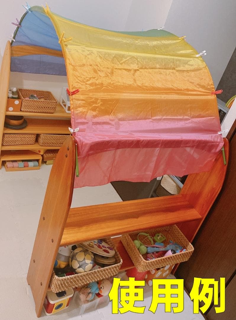 シュタイナー ついたて ハンドメイド （パイン）(4/4) 1