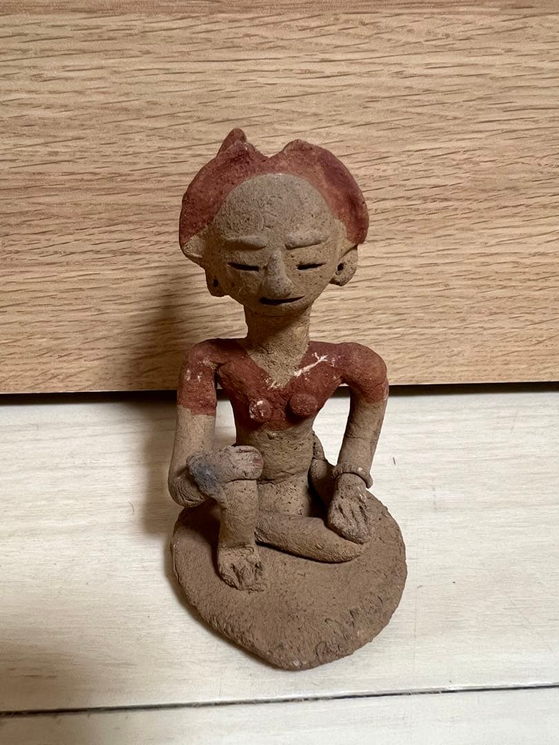 土偶 はにわ 埴輪 スンコロク 宋胡録 置物 インテリア 骨董 焼物 古美術