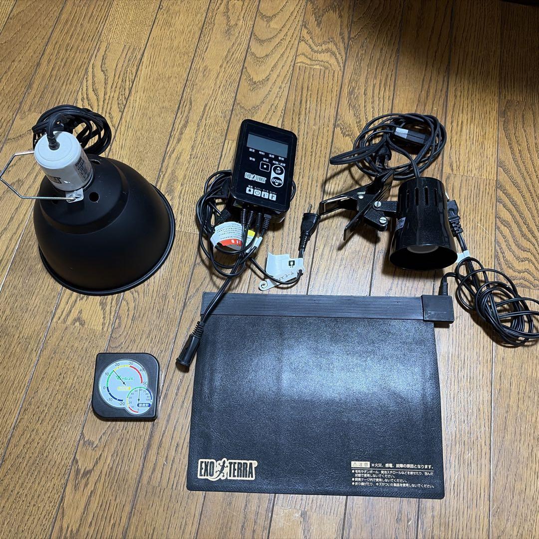 t*6様 GEX 爬虫類　飼育セット　グラステラリウム　ケージ　暖突　エキゾテラ